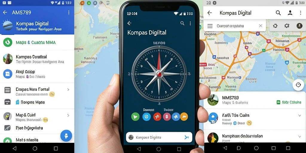 Tampilan antarmuka AMS789 yang user-friendly untuk Kompas Digital.